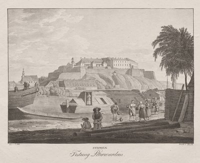 Syrmië, Fort Peterwardein door Jakob Alt