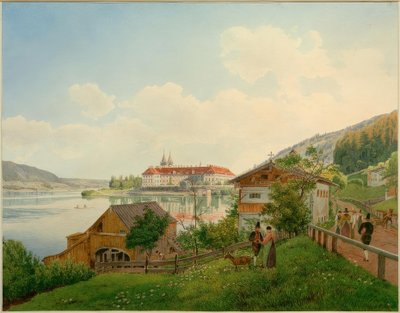 Tegernsee (Opper-Beieren, Beieren) door Jakob Alt