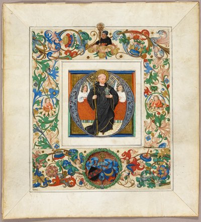 Sint Benedictus, initiaal 