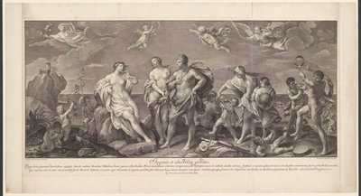 Bacchus en Ariadne door Jakob Frey (I)