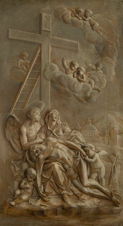 Rouw om Christus door Jakob Kellner
