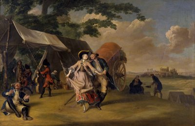 Dans in een kamp door Jakob Michel