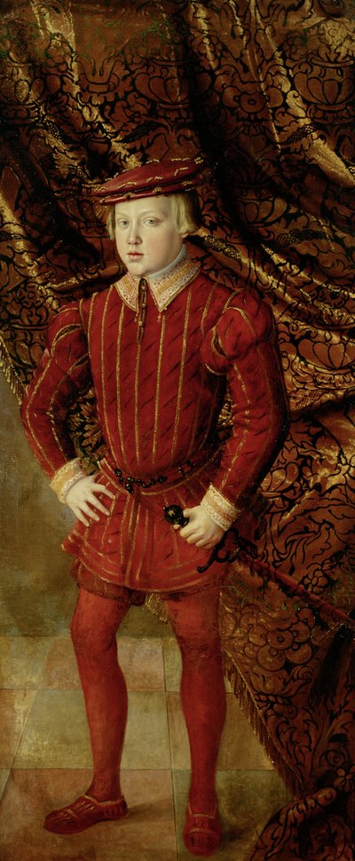 Portret van Ferdinand II (1529-1595), aartshertog van Oostenrijk door Jakob Seisenegger