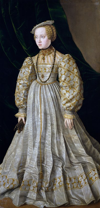 Portret van Anna van Oostenrijk door Jakob Seisenegger