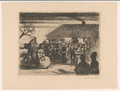 Bespotting van Christus door Jakob Smits (signed by artist)
