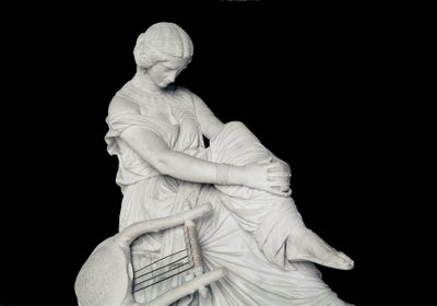 Sappho, Griekse dichteres uit de oudheid door James Pradier