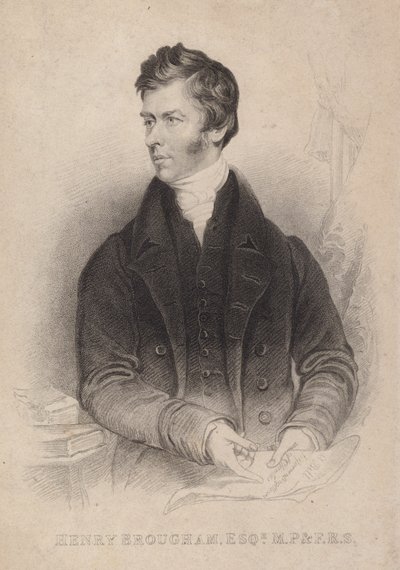 Henry Brougham door James (after) Lonsdale