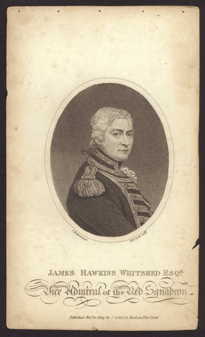 James Hawkins-Whitshed, Britse admiraal door James (after) Northcote