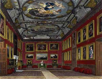 Staats slaapkamer van de koningin, Windsor Castle, uit 