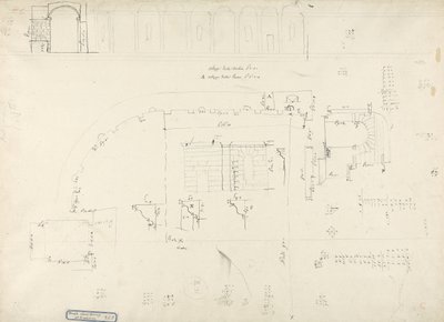 Details van de tempel boven de bron in Zaghouan door James 1730 94 Bruce