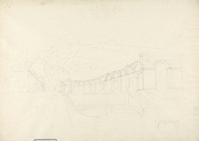 Tempel boven bron bij Zaghouan door James 1730 94 Bruce