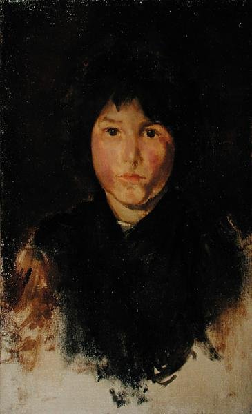 Een Corsicaans kind door James Abbott McNeill Whistler
