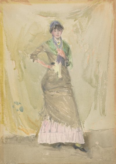 Een noot in groen, 1883-1884 door James Abbott McNeill Whistler