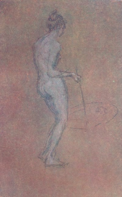 Een naaktstudie, ca. 1864, 1904 door James Abbott McNeill Whistler