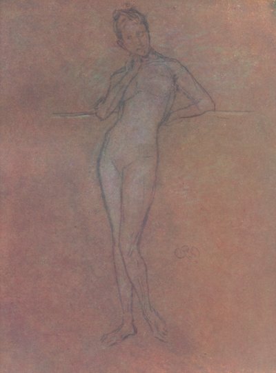 Een naaktstudie door James Abbott McNeill Whistler