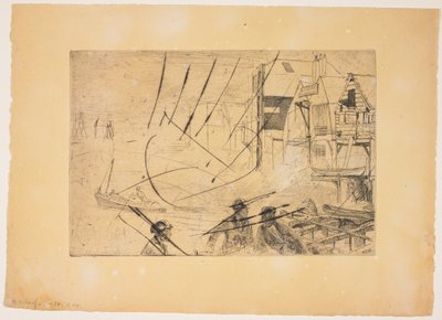 Ein Kai door James Abbott McNeill Whistler