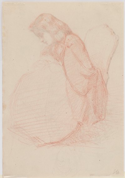 Een tweezijdige tekening van Fumette en dansende clowns door James Abbott McNeill Whistler