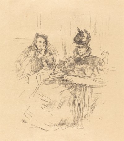 Middagthee, 1897 door James Abbott McNeill Whistler