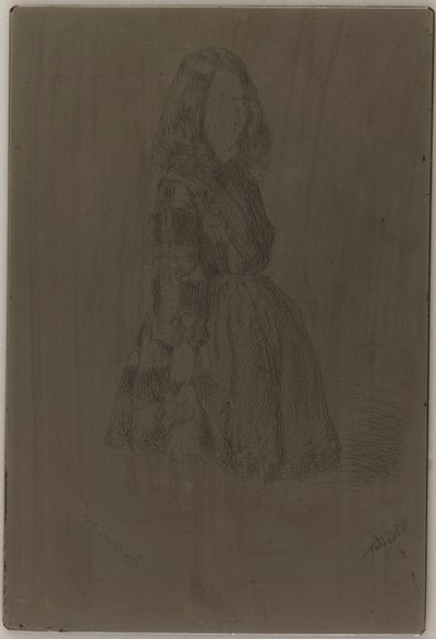 Anniie, 1857-1858 door James Abbott McNeill Whistler