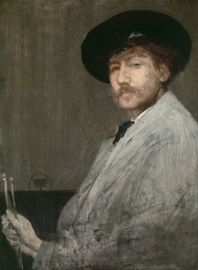 Arrangement in grijs: portret van de schilder door James Abbott McNeill Whistler