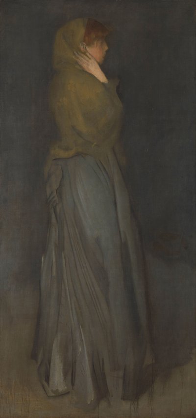 Arrangement in Geel en Grijs: Effie Deans door James Abbott McNeill Whistler