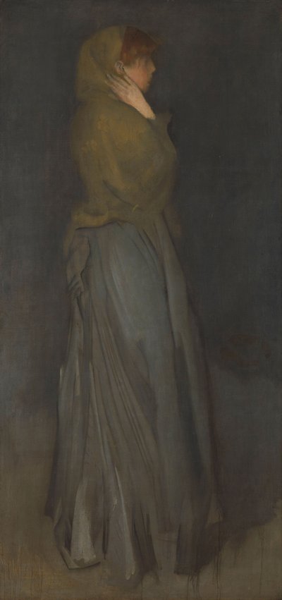 Arrangement in Geel en Grijs: Effie Deans door James Abbott McNeill Whistler