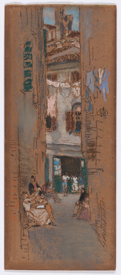 Kralenrijgers door James Abbott McNeill Whistler