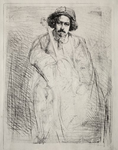 Becquet, 1871 door James Abbott McNeill Whistler