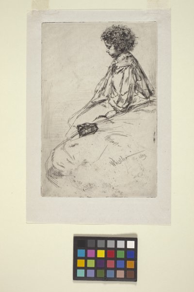 Bibi Lalouette door James Abbott McNeill Whistler