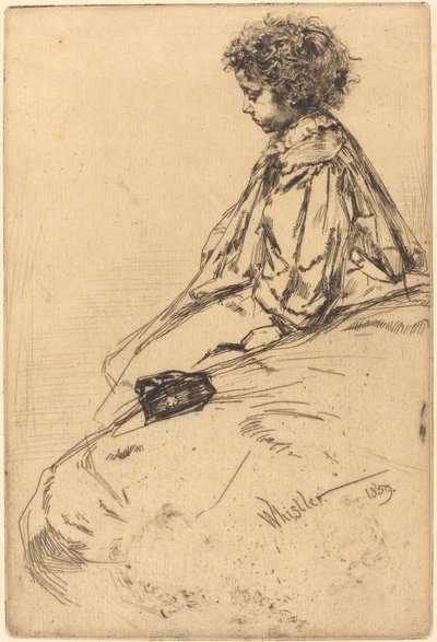 Bibi Lalouette, 1859 door James Abbott McNeill Whistler