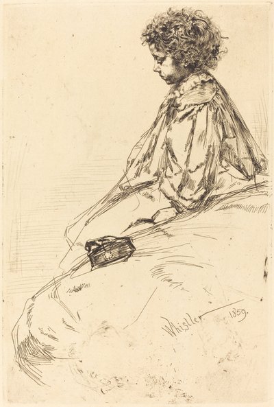 Bibi Lalouette, 1859 door James Abbott McNeill Whistler