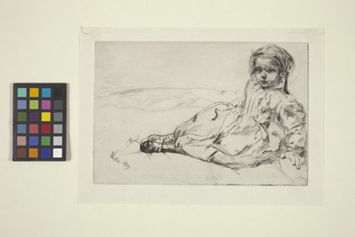 Bibi Valentin door James Abbott McNeill Whistler