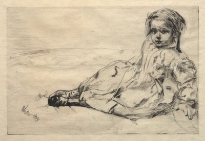 Bibi Valentin door James Abbott McNeill Whistler