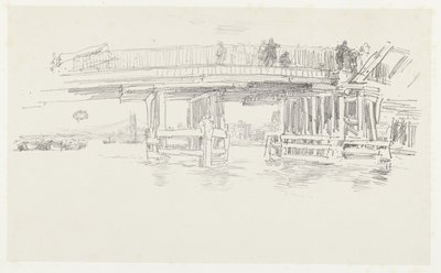 Brug over de Theems door James Abbott McNeill Whistler