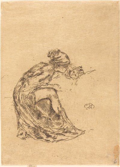 Cameo, No.I door James Abbott McNeill Whistler
