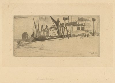 Chelsea Wharf door James Abbott McNeill Whistler