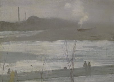 Chelsea op IJs door James Abbott McNeill Whistler
