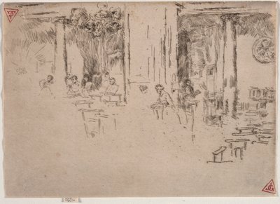 Kerk, Brussel door James Abbott McNeill Whistler