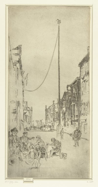 De mast door James Abbott McNeill Whistler