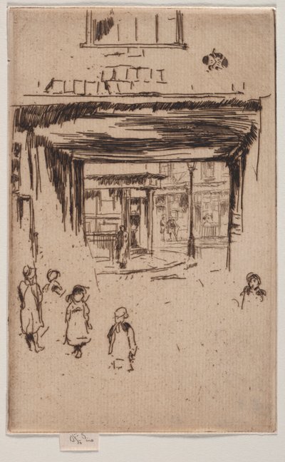 Drury Lane door James Abbott McNeill Whistler