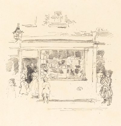Drury Lane vodden door James Abbott McNeill Whistler