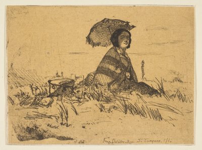 In de volle zon door James Abbott McNeill Whistler