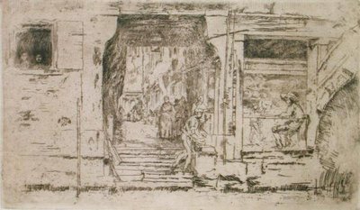 Viswinkel, Venetië door James Abbott McNeill Whistler