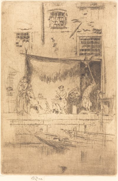 Fruitkraam, 1880 door James Abbott McNeill Whistler