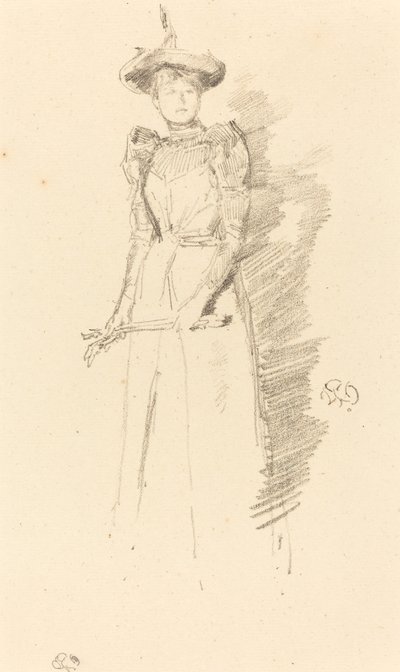 Gants de Suède, 1890 door James Abbott McNeill Whistler