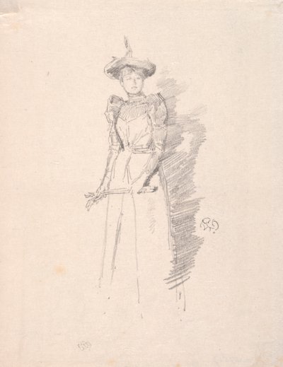 Gants de Suede, 1890 door James Abbott McNeill Whistler
