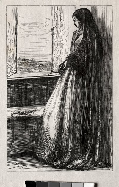Illustratie voor Graaf Bruckhardt in Once a Week door James Abbott McNeill Whistler