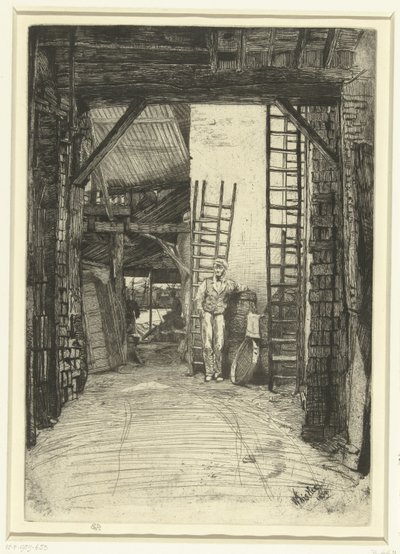De Kalkbrander door James Abbott McNeill Whistler