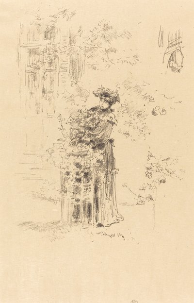 La Belle Jardinière, 1894 door James Abbott McNeill Whistler