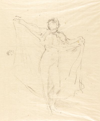 De danseres: een studie van het naakt door James Abbott McNeill Whistler